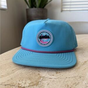 MELIN Hydro Coronado Drip Hat Cap Lagoon Blue SZ 58 cm RARE 🔥